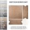 Argile Bordeaux Ferrara with Losanga and Bianco Star 24-5/8 in. x 24-5/8 in. Porcelain Floor and Wall Tile - 4 Tiles Per Case - 4.34 Square Feet