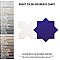 Argile Star Blu w/Bianco Cross 7" x 14" Porcelain Floor and Wall Tile - 2 Tiles Per Case - .72 Square Feet