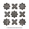 Istanbul Star Night with Night Cross 6" x 12" Porcelain Floor and Wall Tile - 32 Tiles Per Case - 8.64 Square Feet