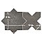 Istanbul Star Night with Night Cross 6" x 12" Porcelain Floor and Wall Tile - 32 Tiles Per Case - 8.64 Square Feet