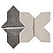 Istanbul Squire Shield Night with Day Cross 6" x 8-3/8" Porcelain Floor and Wall Tile - 48 Tiles Per Case - 9.12 Square Feet