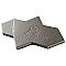 Istanbul Squire Shield Night with Day Cross 6" x 8-3/8" Porcelain Floor and Wall Tile - 48 Tiles Per Case - 9.12 Square Feet