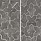 Istanbul Squire Shield Night with Night Cross 6" x 8-3/8" Porcelain Floor and Wall Tile - 48 Tiles Per Case - 9.12 Square Feet