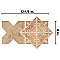 Tech Land Star Fire Temple/Cross Fire 6" x 12" Porcelain Floor & Wall Tile - 1 Tiles Per Case - 0.57 Sq. Ft.