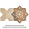 Tech Land Star Fire Temple/Cross Fire 6" x 12" Porcelain Floor & Wall Tile - 1 Tiles Per Case - 0.57 Sq. Ft.