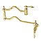 Heritage Wall Mount Pot Filler -  Polished Brass