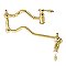 Tudor Wall Mount Pot Filler -  Polished Brass