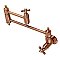Restoration Wall Mount Pot Filler Kitchen Faucet -  Antique Copper