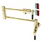 Kaiser Wall Mount Pot Filler -  Polished Brass