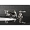 Kingston Brass Widespread Lavatory Faucet - Metal Lever Handles - Polished Nickel