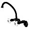 Kingston Two Handle Wall Mount Bathroom Faucet -  Matte Black