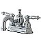 Kingston Brass 4-Inch Centerset Lavatory Faucet Metal Levers - Polished Chrome