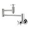 Millennium Wall Mount Pot Filler Kitchen Faucet -  Polished Chrome
