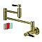 Concord Wall Mount Pot Filler Kitchen Faucet -  Brushed Brass