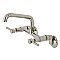 Concord Two-Handle Wall-Mount Kitchen Faucet -  Polished Nickel