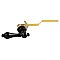 Restoration Toilet Flush Lever - Matte Black