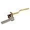 Kingston Brass KTCL18 Claremont Front Mount Toilet Tank Lever, Brushed Nickel