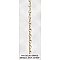 #18 Single Jack Chain, Solid Brass