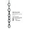 Baby Oval Lamp Chain, Steel - Antique Brass