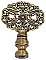 Antique Brass Lamp Finial