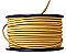 Lamp Cord, Gold 18/2 Rayon Covered Lamp Cord, Per Foot