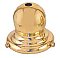 Shade Holder, Polished & Lacquered. 2-1/4" Shade Holder with Key slot