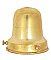 Shade Holder with Key Slot - Unfinished Brass