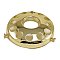 Polished Brass Plated UNO Shade Holder 3-1/4" Fitter