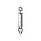 Heavy Cut Spearhead Chandelier Prism - 4"