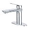 Fauceture LS4201CXL Frankfurt Single-Handle Bathroom Faucet with Deck Plate and Drain, Polished Chrome