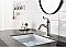 Fauceture Royale Single-Handle Monoblock Bathroom Faucet - Brushed Nickel