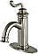 Fauceture Royale Single-Handle Monoblock Bathroom Faucet - Brushed Nickel
