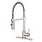 Gourmetier LS8778CTL Continental Single-Handle Pre-Rinse Kitchen Faucet, Brushed Nickel