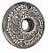 Louis XIII Rosette, Antique Nickel