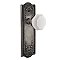 Complete Door Set - Featuring Meadows Plate with Waldorf White Milk Glass Knob