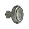 Solid Brass Incised Cabinet Knob, 1-3/4" Diameter