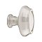 Geometric Oval Cabinet Knob - Medium - Satin Nickel