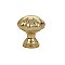 Melon Cabinet Knob - 1-1/4" Diameter - Polished Brass