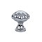 Melon Cabinet Knob - 1-1/4" Diameter - Polished Chrome