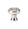 Ribbon & Reed Cabinet Knob - Wardrobe Size - Satin Nickel