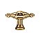 Ribbon & Reed Finger Pull or Knob - Large - Antique Brass