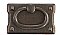 Mission Pull, Small, Zinc Alloy, Flat Black Finish