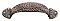 Arts & Crafts Collection Hammered Pull - 3" on center - Oil Rubbed Bronze