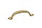 Hammered Pull - 3-1/2" on center - Satin Brass