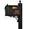 Deluxe Capitol Mailbox Package - Includes Address Plaque and Post - Multiple Colors Available