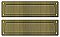 Large Solid Brass Mail Slot with Interior Slot, 13-1/8" wide