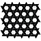Honed Marble Mosaic Lattice Pattern Tile - 1 Sq. Ft.  Sheet - Carrara White - *Quick Ship*
