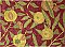 William Morris Design "Fruit Tapestry" Old House Textiles - Table Runner - 16" x 107"