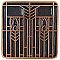 Prairie Tulips Knob, Antique Copper