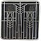 Prairie Tulips Knob, Antique Pewter